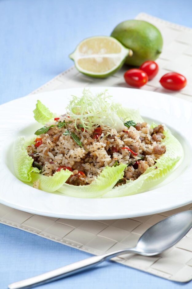 泰式打抛猪米松色拉