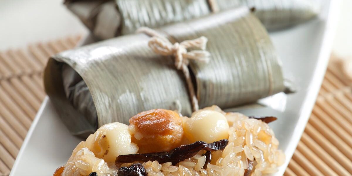 台式湘莲竹叶米糕