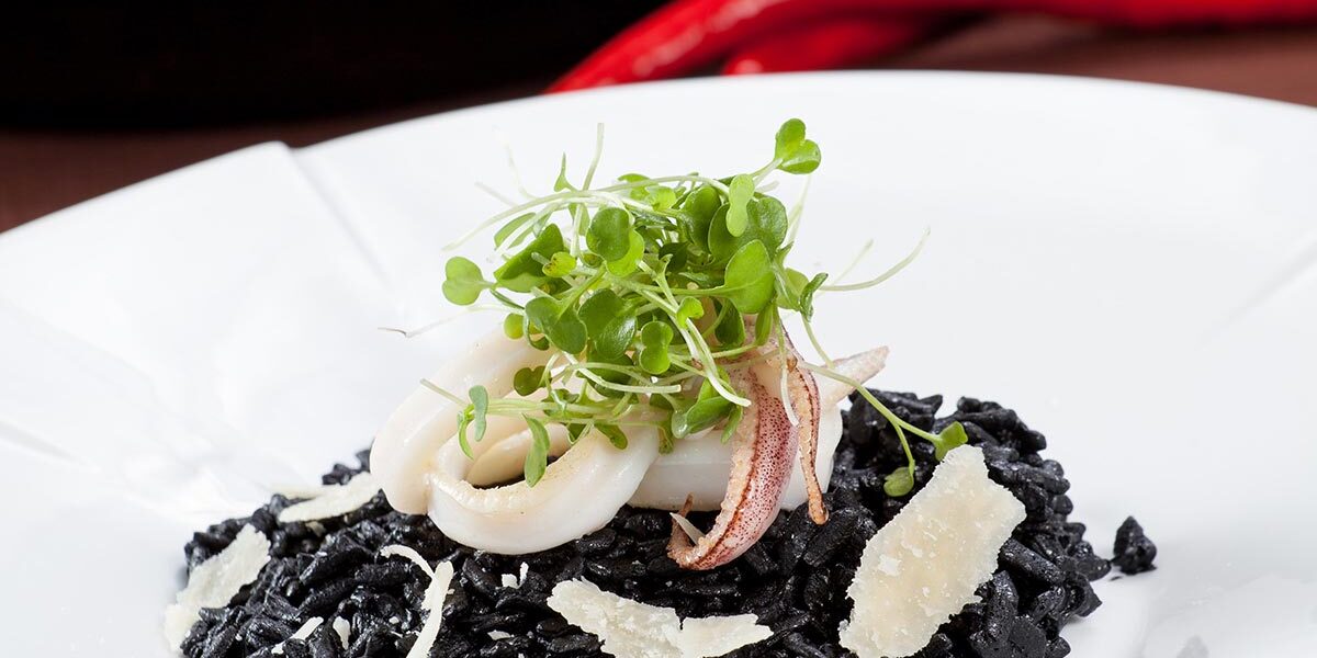 欧式威尼斯墨鱼海鲜饭 欧式威尼斯墨鱼海鲜饭